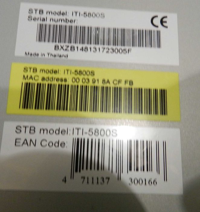 BIAŁY Tuner  NBOX 5800S.