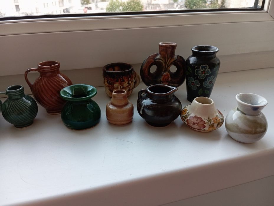 Zestaw dzbanuszków Cepelia