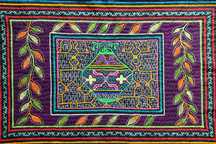 Icaro, Altar, Makatka, Obrusik Shipibo prosto z Amazonii 100% handmade