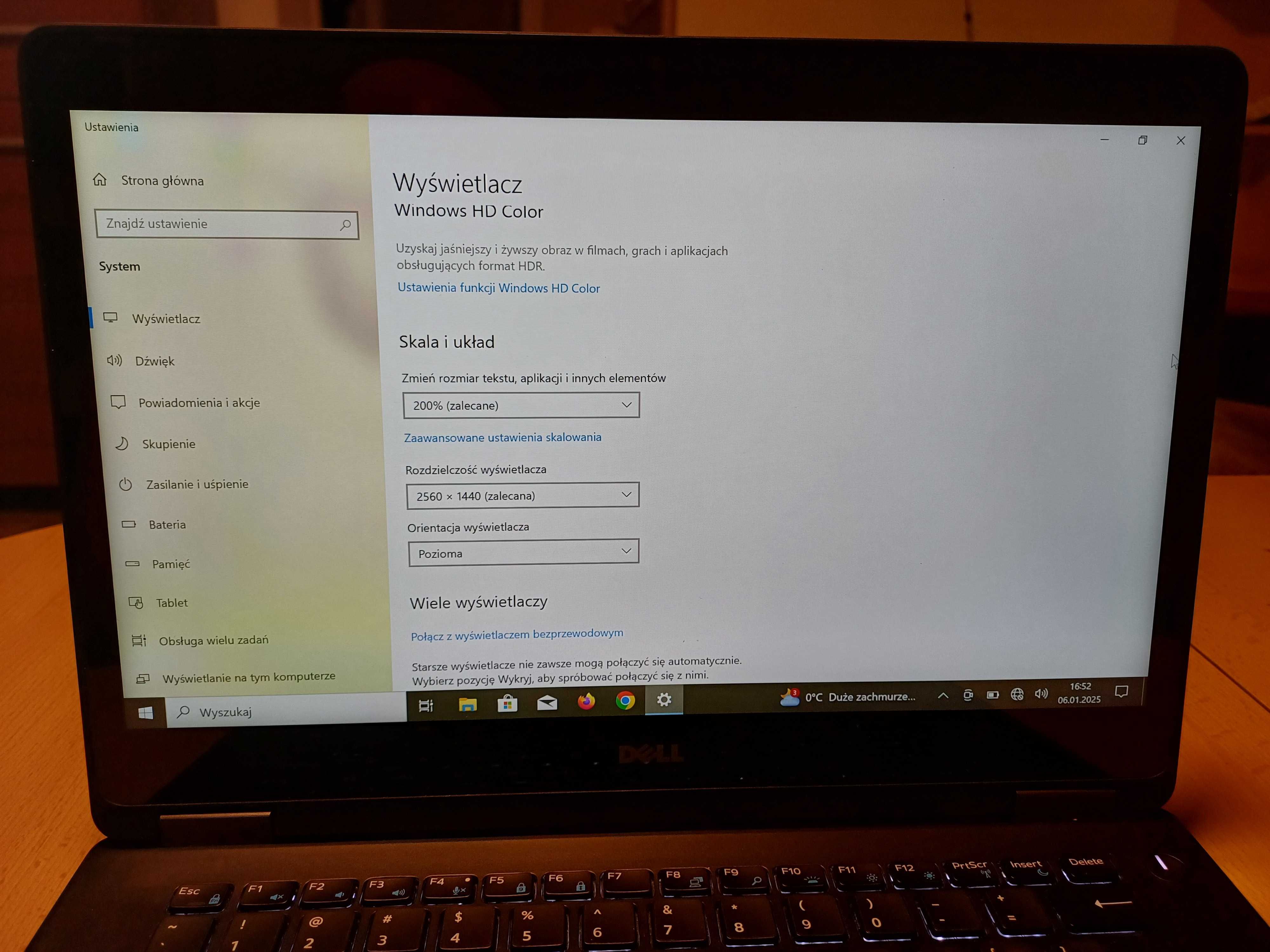 Dell E7470 QHD 2560x1440 (2K), panel dotykowy, W10 PRO, GWARANCJA!