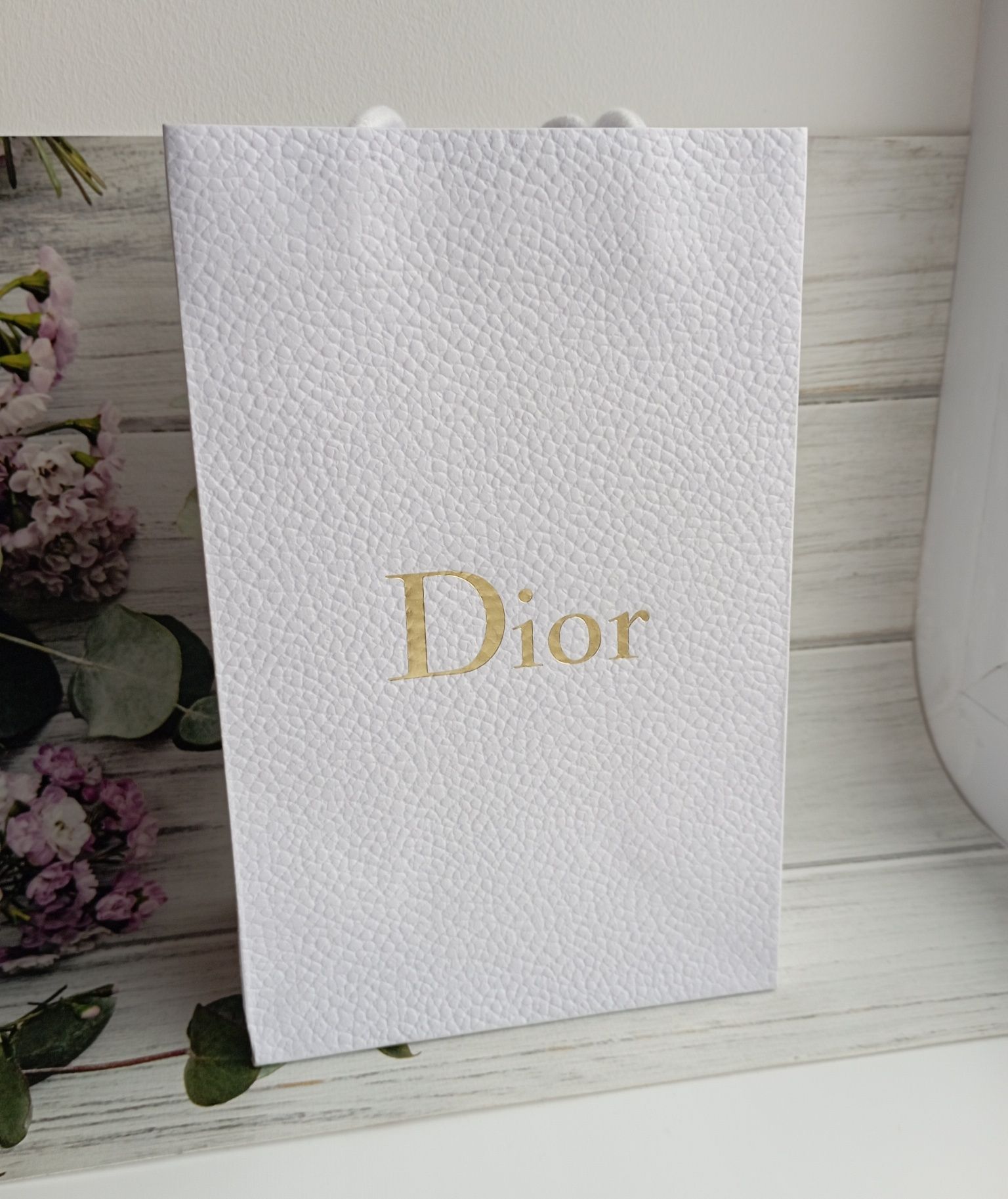 Оригинальный пакет Dior, лента Dior