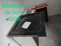 Brodzik prysznicowy 80x80, 90x90 czarny nowy okazja!!