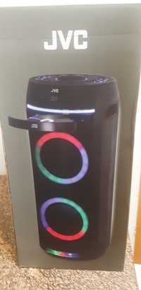 JVC bluetooth speaker com cd player e karaokê