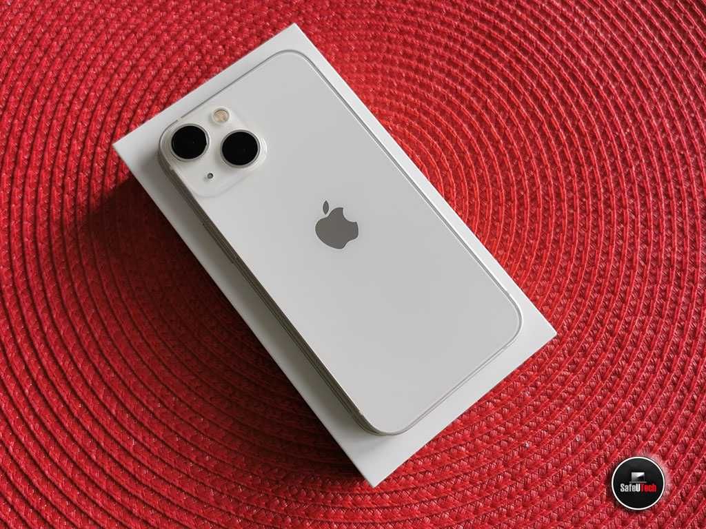 ŁADNY iPhone 13 Mini 128GB Biały - Bat. 83% - 100% sprawny KPL.