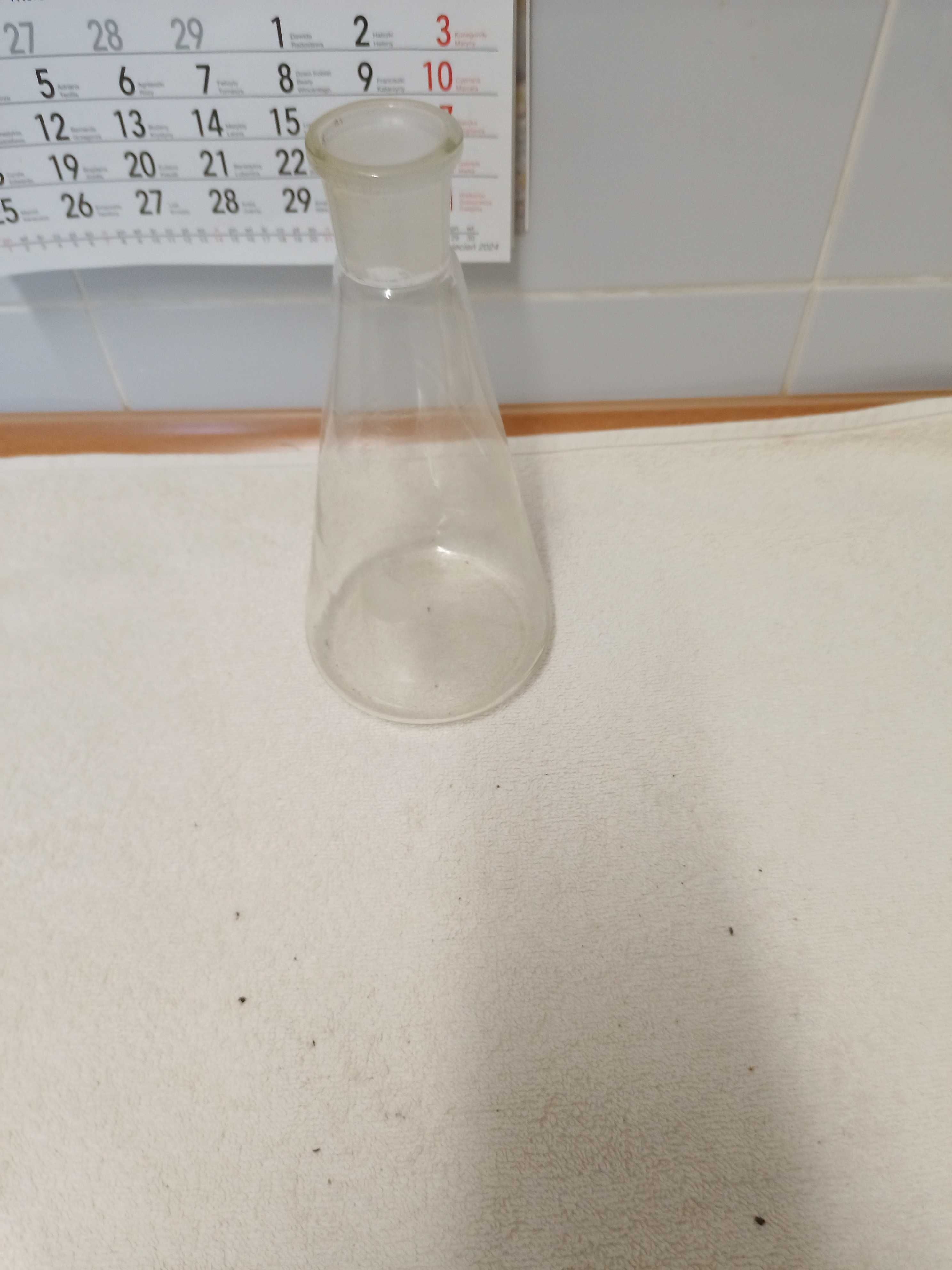 kolba  laboratoryjna z wąską szyjką, poj 500 ml
