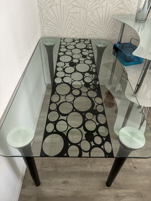 Mesa 1,40 x 0,80 vidro