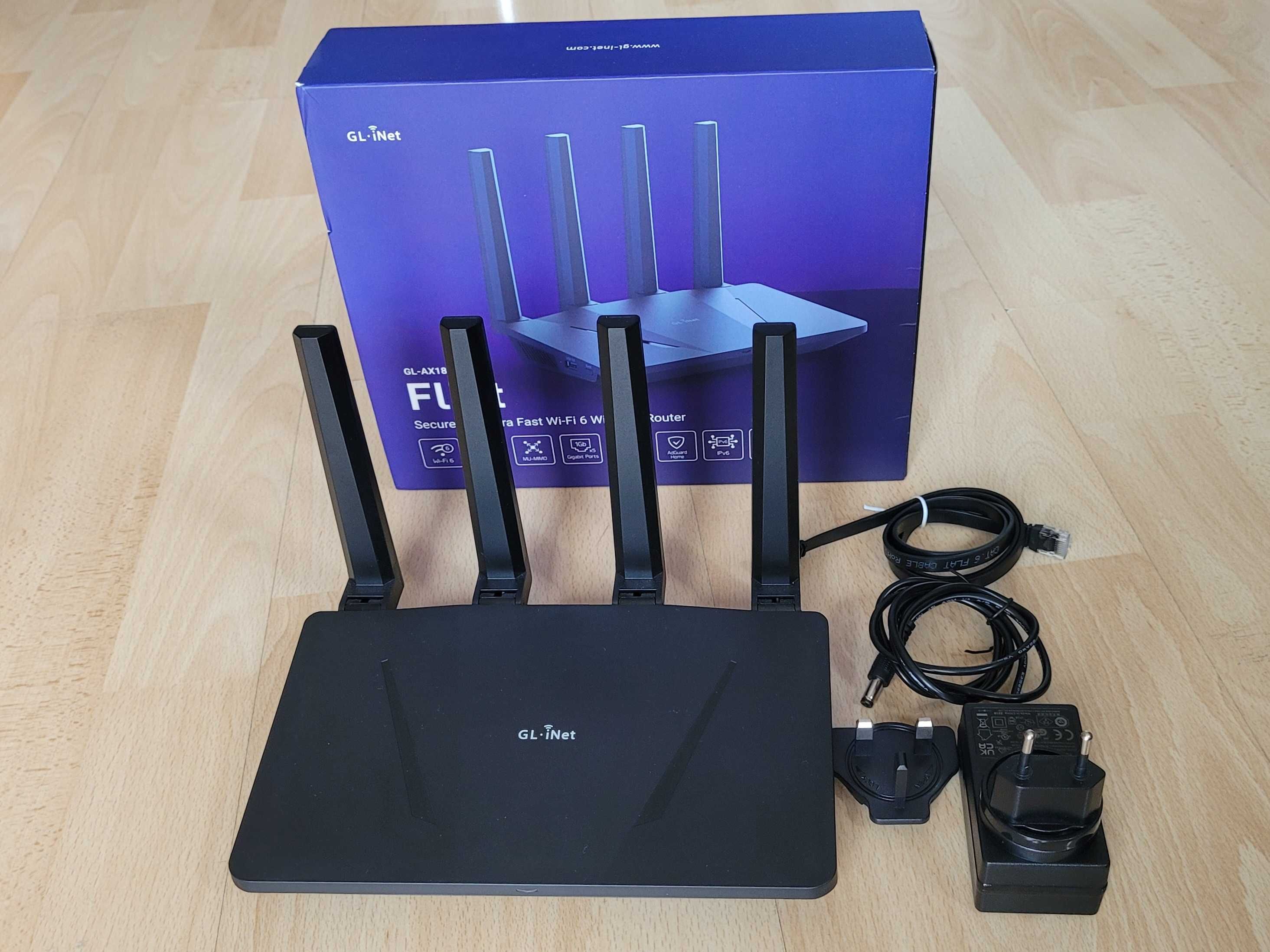 Router Flint (GL-AX1800) Wi-Fi 6 Home Secure Router