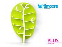 Regał dziecięcy Timoore WOODshelf pomarańczowy