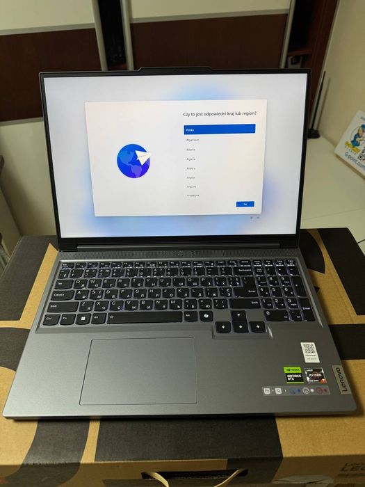 Игровой ноутбук Lenovo-Legion-Slim-5 (Ryzen7-7435HS/RTX4060-8Gb-140W)