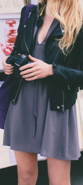 NOWA Sukienka Sugarfree szara mini długi rękaw Kasia Tusk