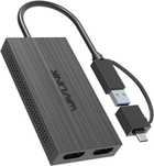 Adaptador WAVLINK USB 3.0/C para HDMI, Duplo Monitor, Windows e Mac OS