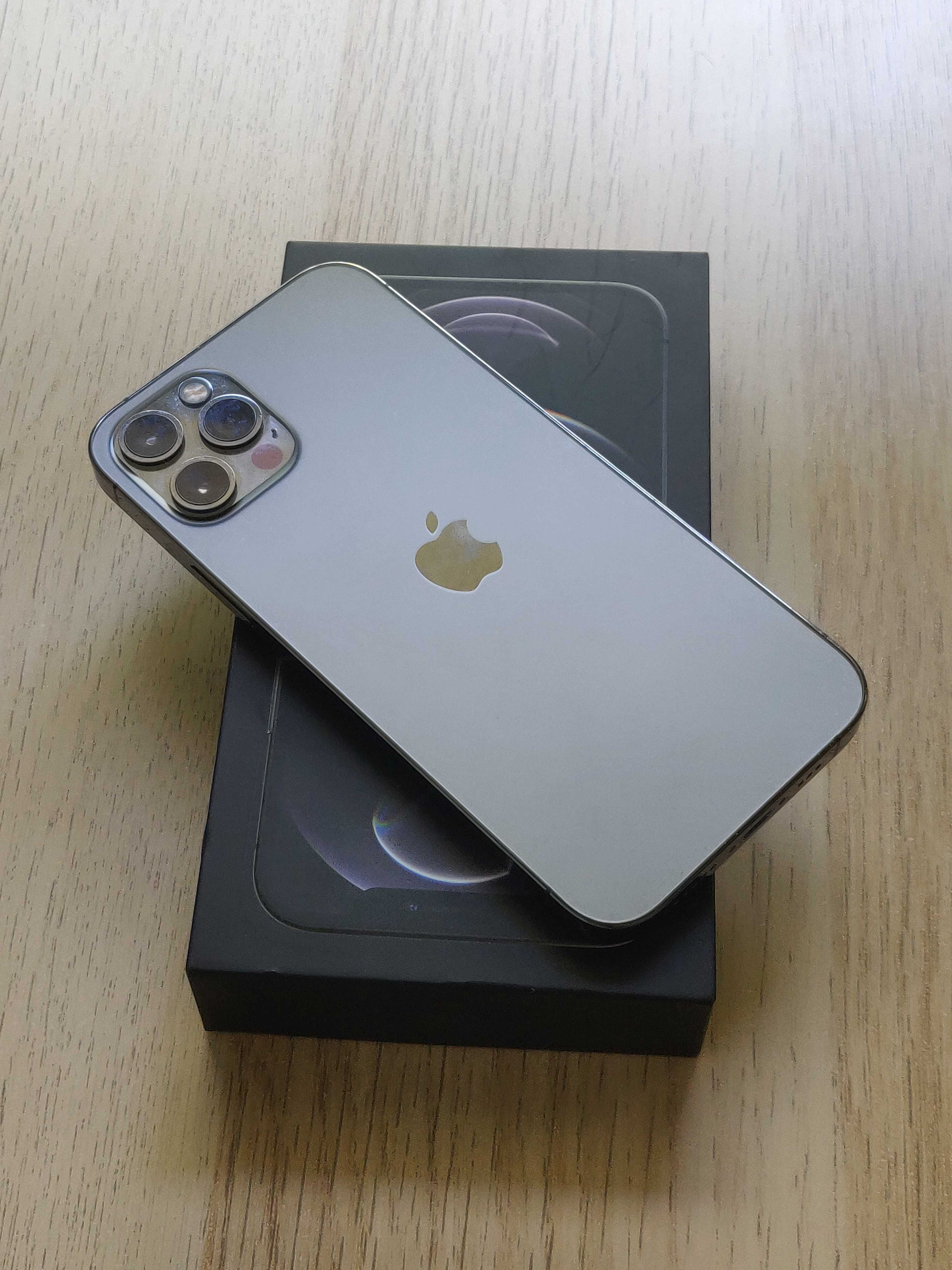 iPhone 12 Pro 128gb // Graphite // 6x Case // Stan Idealny