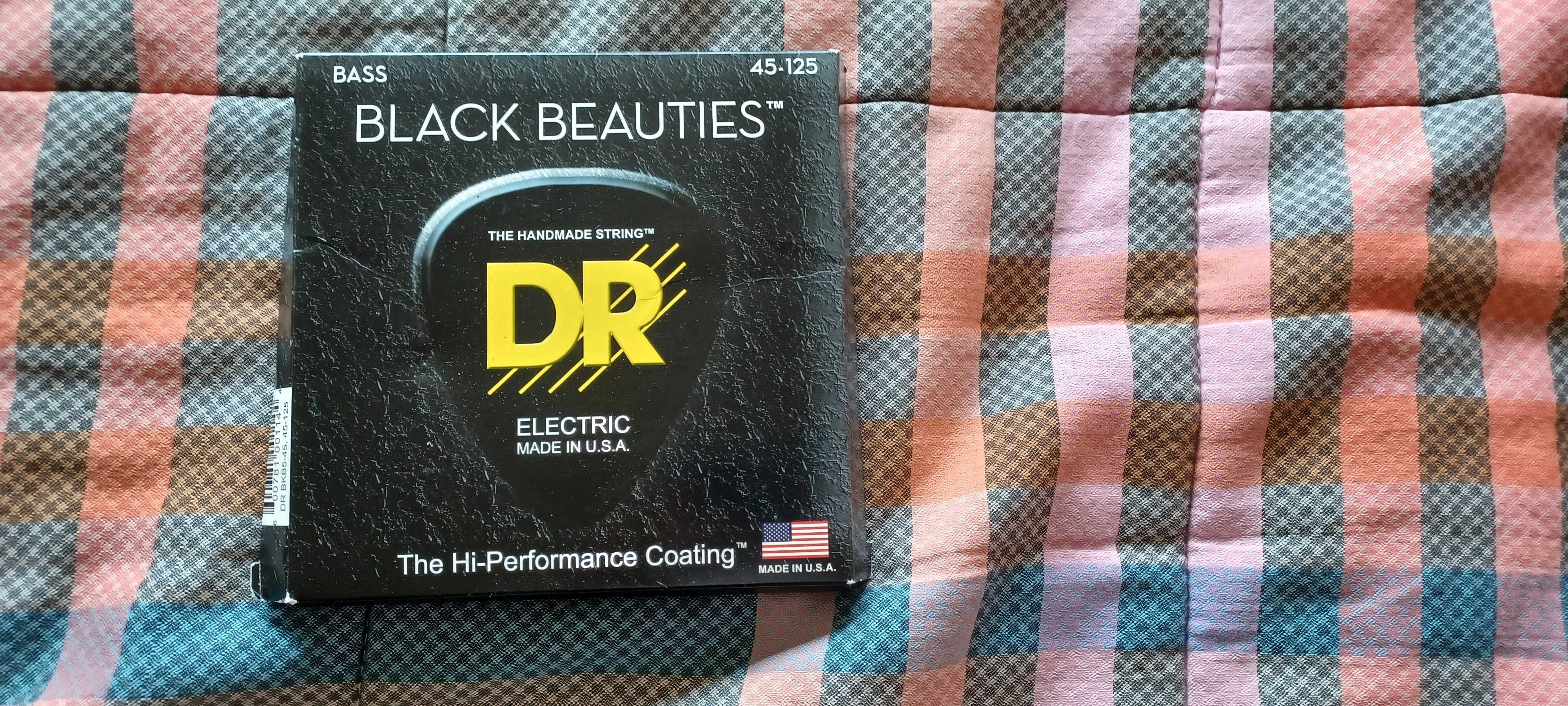 Cordas baixo DR Strings Black Beauties BKB5-45