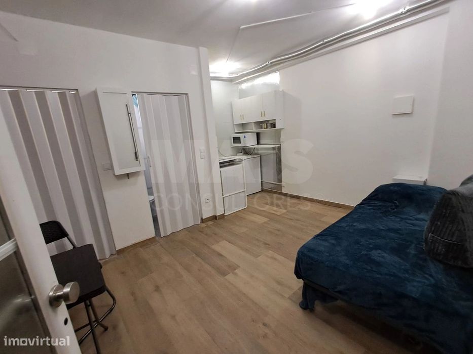 Apartamento T0 Mobilado e Equipado no centro