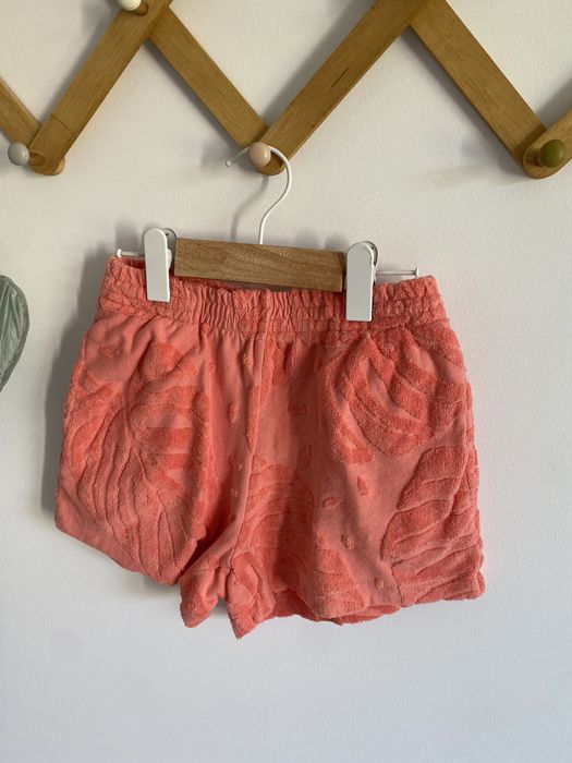 Spodenki szorty Marks & Spencer 122 tłoczone frotte liście jak newbie