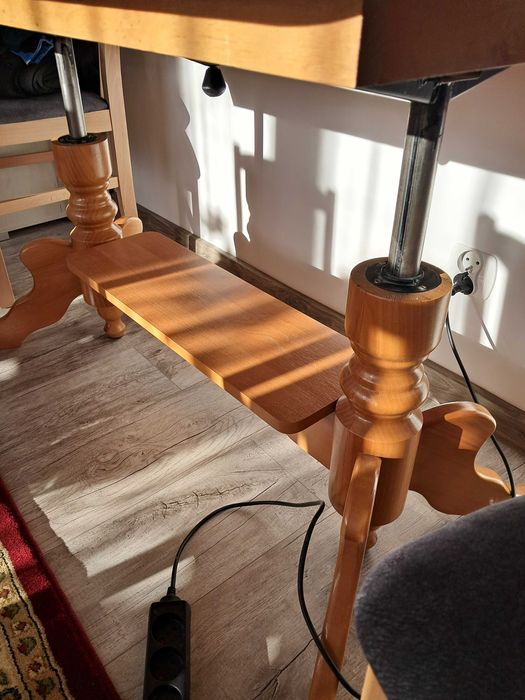 Ława rozkładana z półką