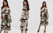Sukienka MIDI PRINT 40