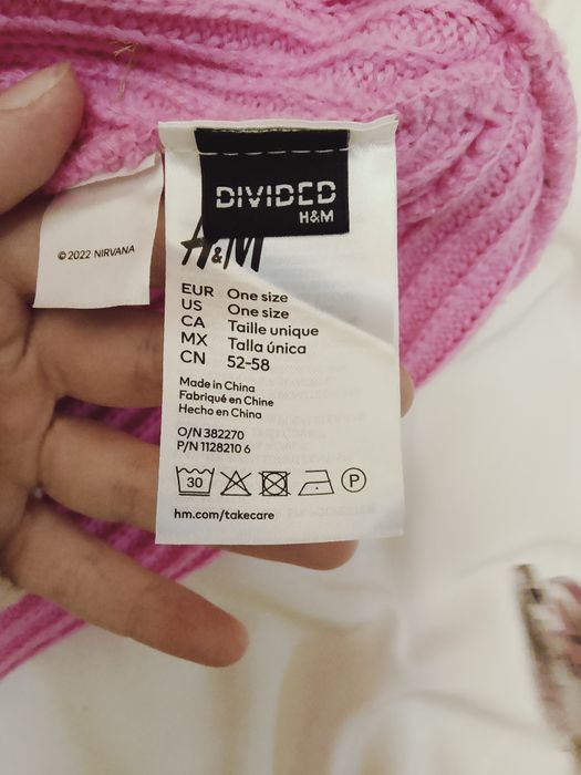 шапка H&M nirvana