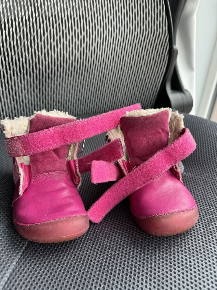 Дитячі шкіряні зимові черевики DDStep 25 Barefoot водовідштовхуючі
