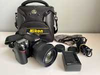 Nikon D90 + obiek. Nikkor 18-105 + perfekcyjny stan + gotowy zestaw
