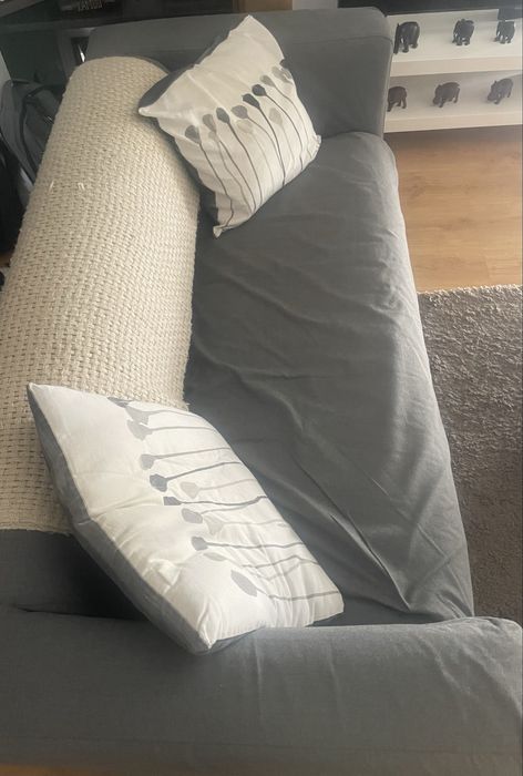 Sofá Cinzento 3 Lugares