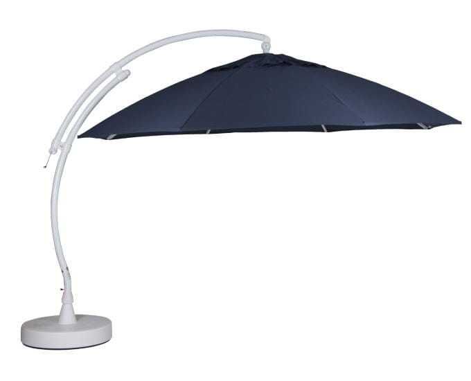 Nowoczesny parasol ogrodowy Sun Garden EASY SUN Używany 2 szt Granat