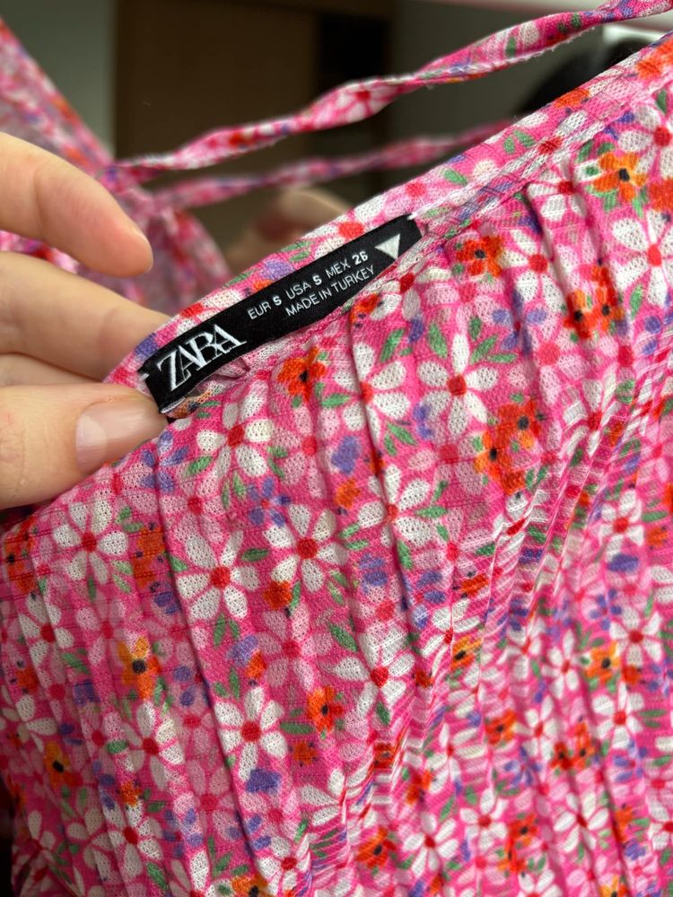 Сукня zara в квіти може сукня для вагітної