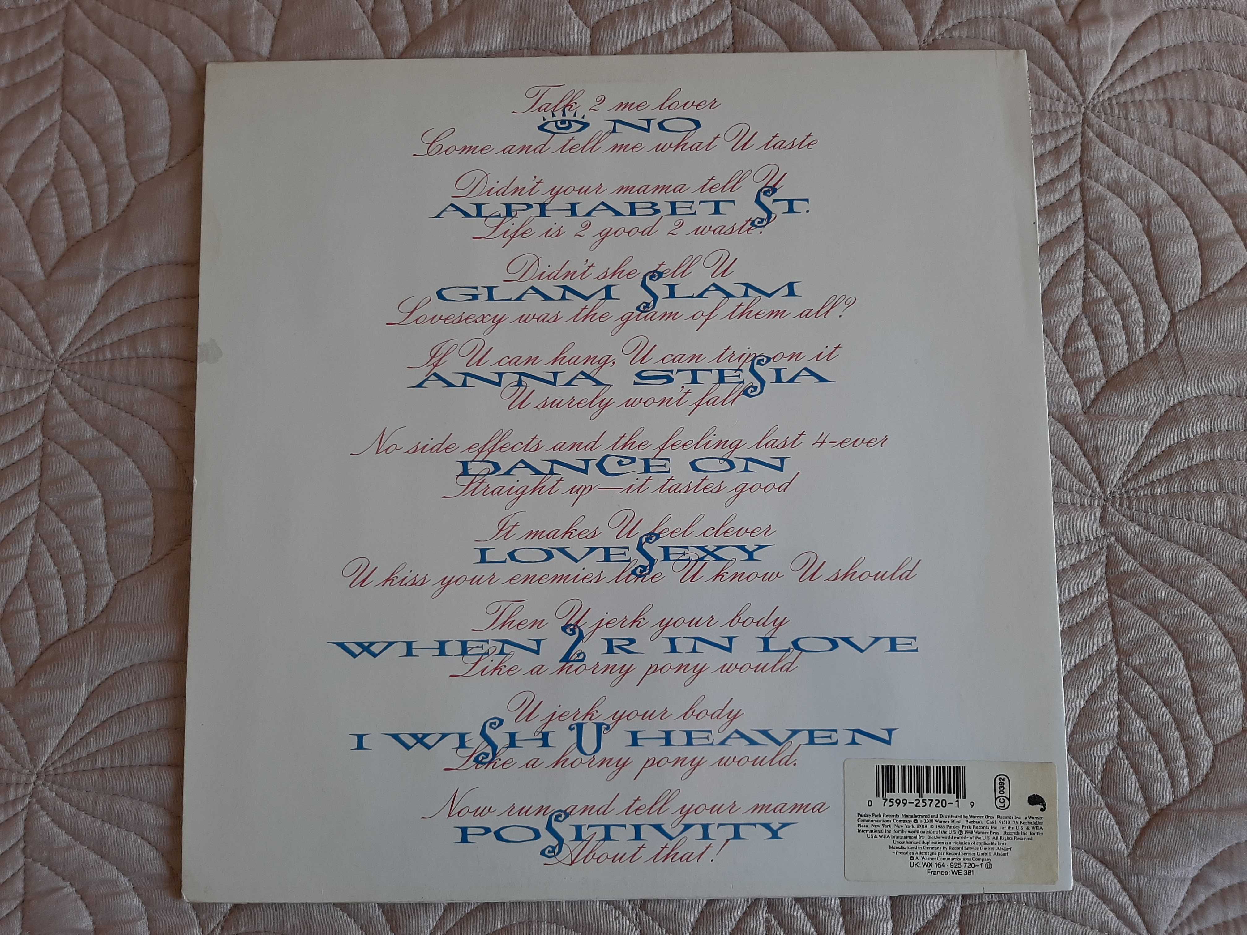 Prince - Lovesexy - Europa - Vinil LP