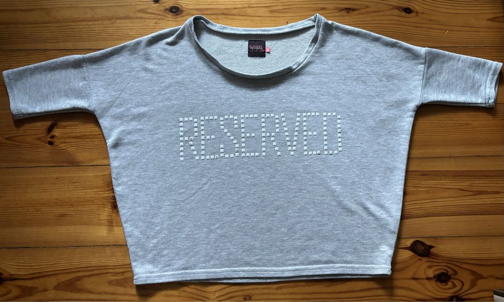 Bluza Reserved r.s i koszulka cropp r.xs