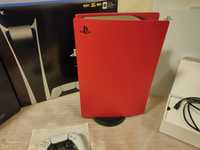 Face plate Vermelha para PS5 Digital