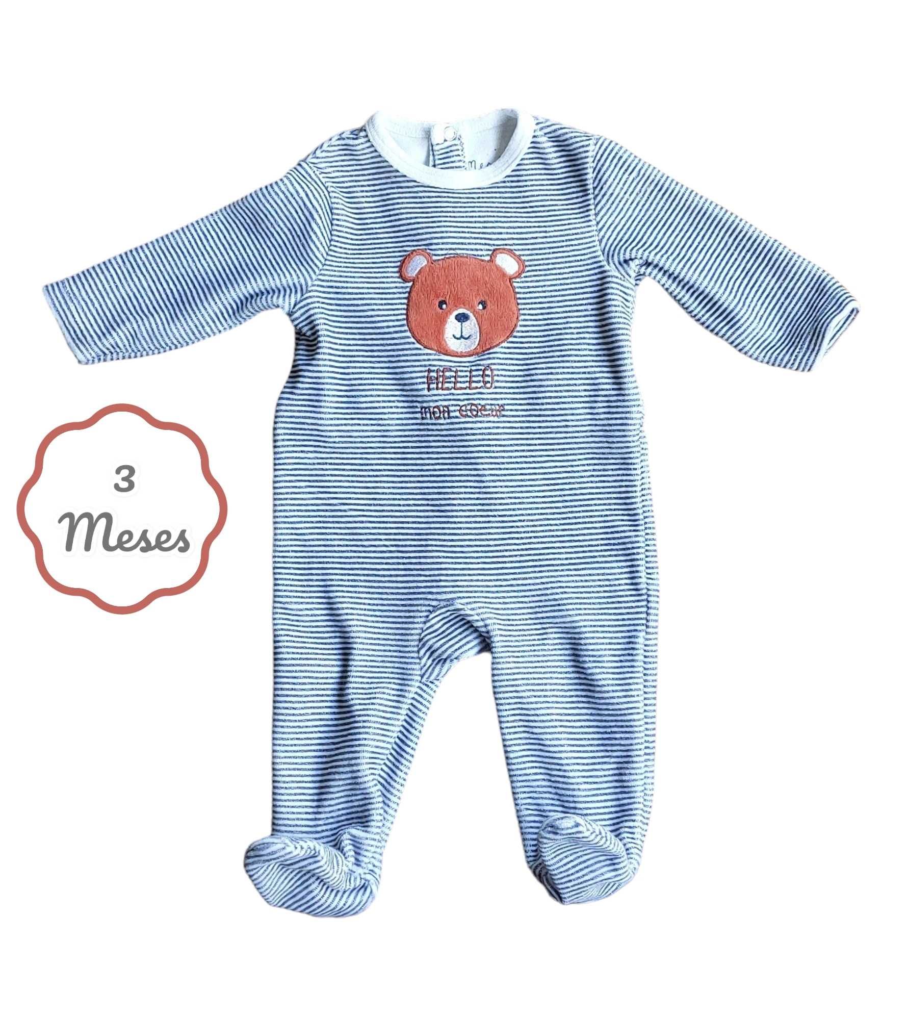 Babygrow Mes Petits Cailloux 3 meses