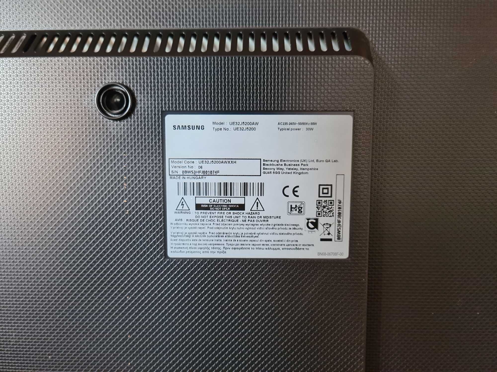 Telewizor Samsung 32 cale uszkodzony