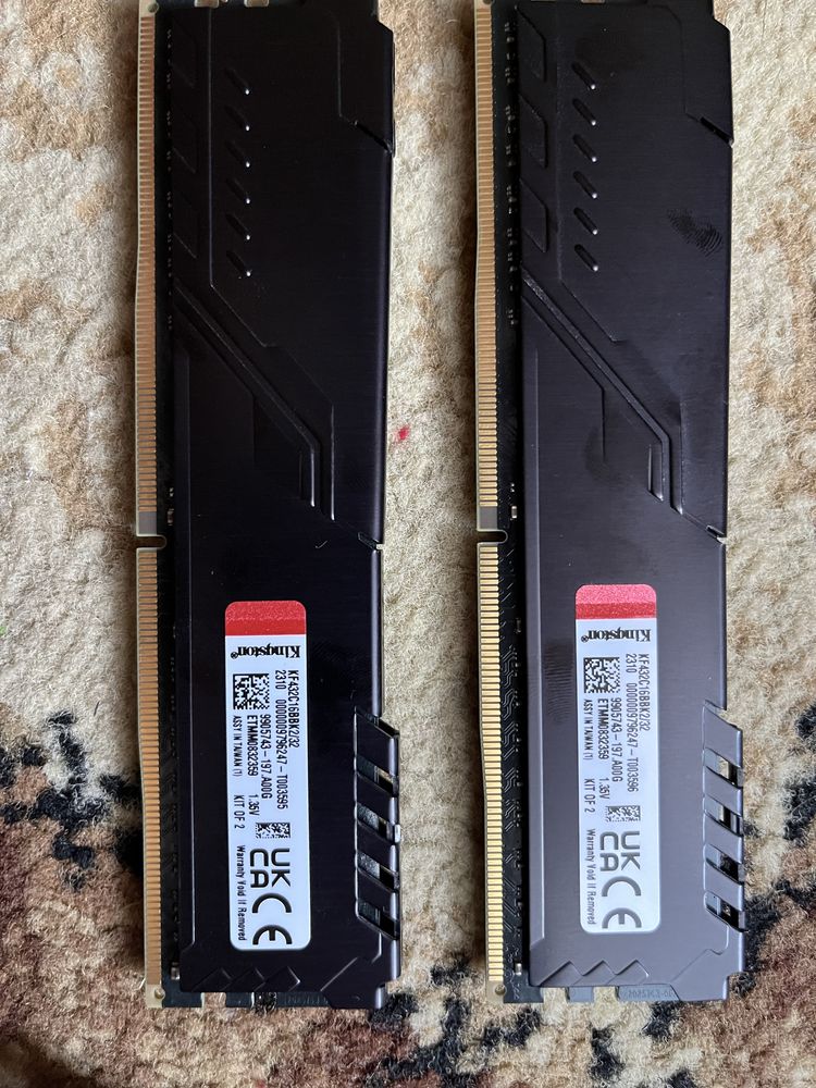 Kingston fury DDR4 2x16