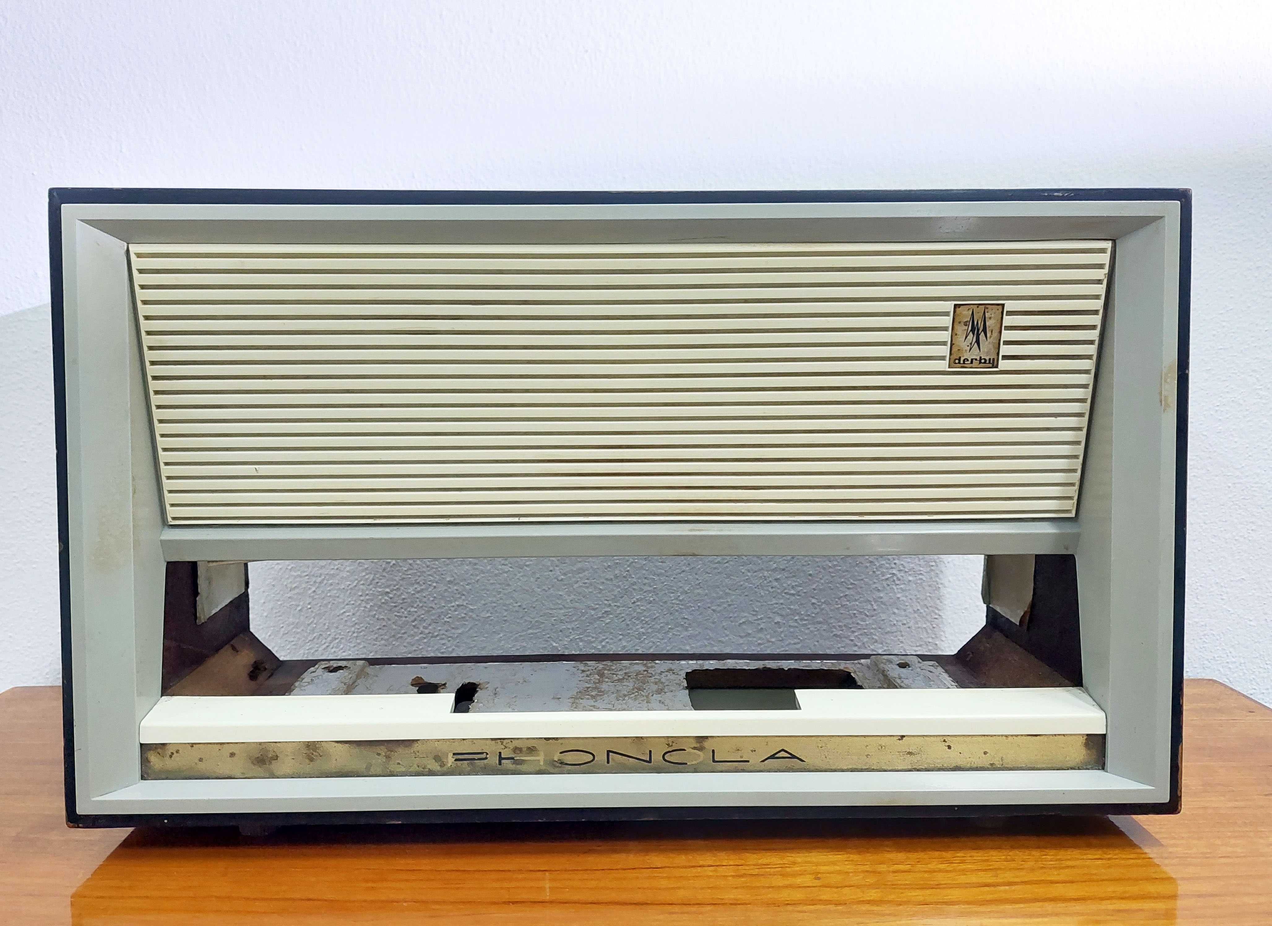 Caixa de madeira rádio Phonola Derby Modello 693-C