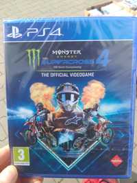 Gra Monster Energy Supercross 4 PS4 Play Station crossowa motor NOWA