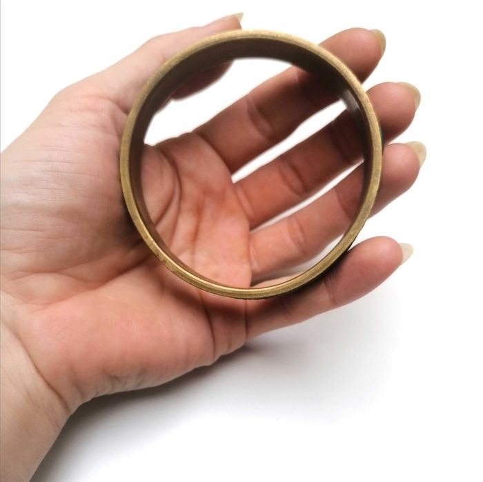 Zielona bransoletka Vintage Unikat PRL