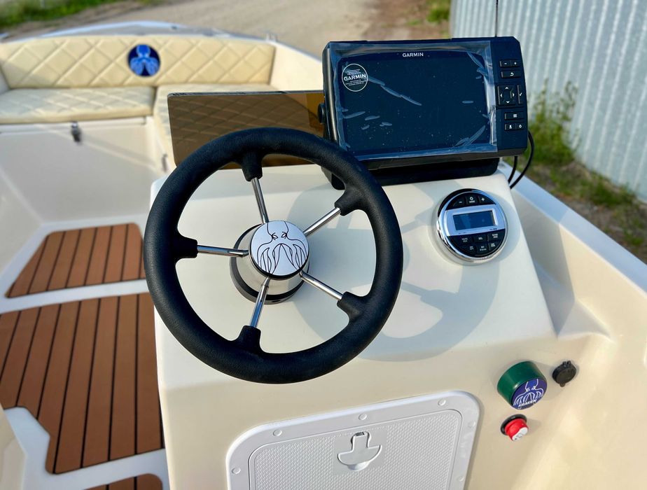 NOWA łódź łódka KRAKEN 380 OPEN z kierownicą SILNIK ELEKT. Rekreacyjna