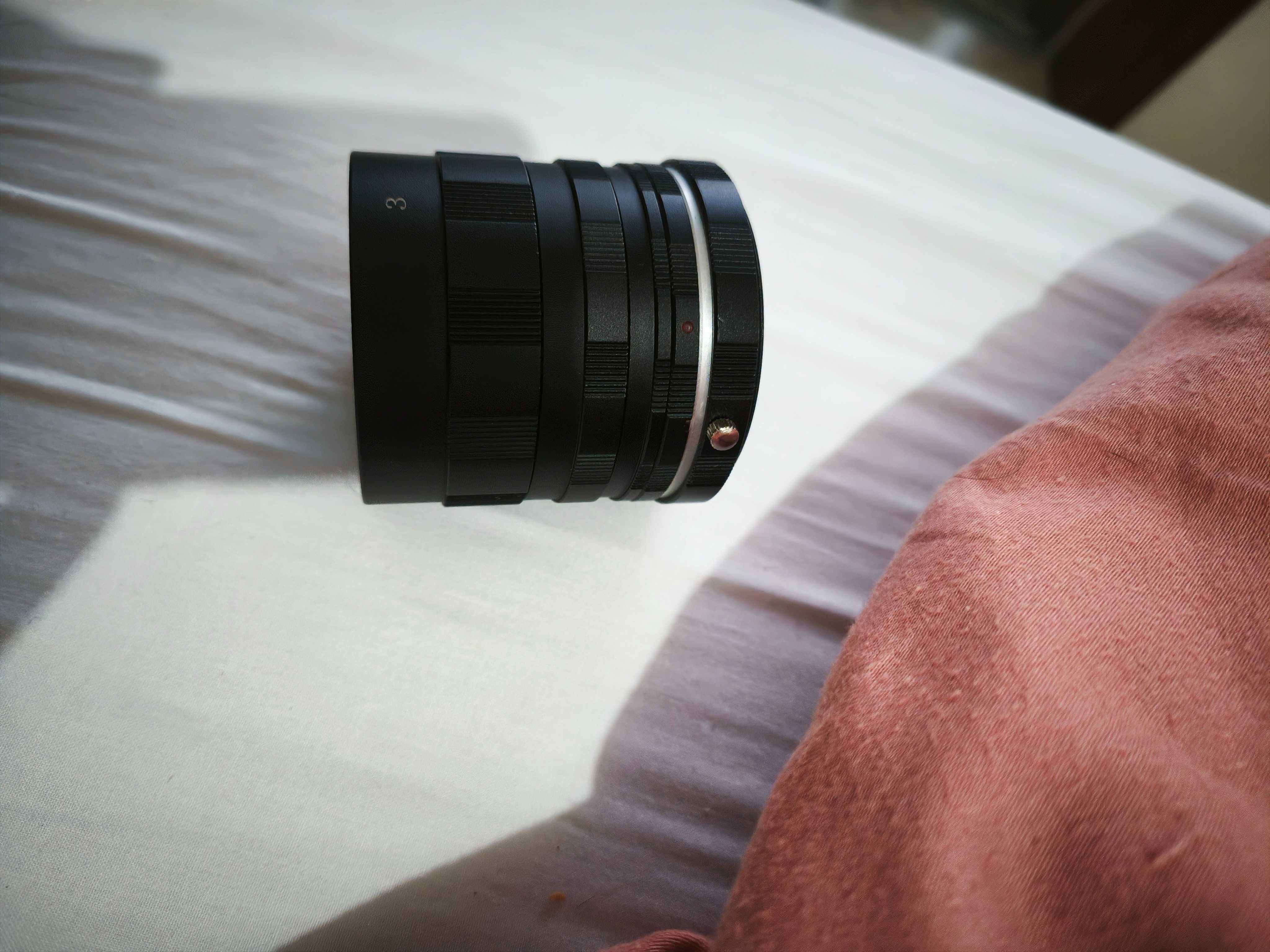 Tubo extensor para lentes fotográficas