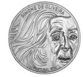 Moeda 5 euros  Simone de Oliveira
