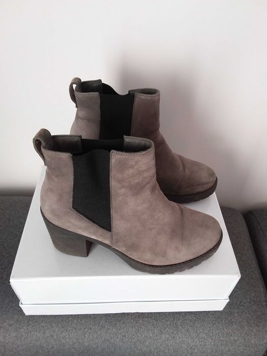 Szare botki 7mil (rozmiar 38)