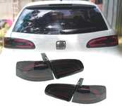 FAROLINS TRASEIROS LED LIGHTBAR SEAT IBIZA 6L 02-08 CARDNA FUNDO PRETO