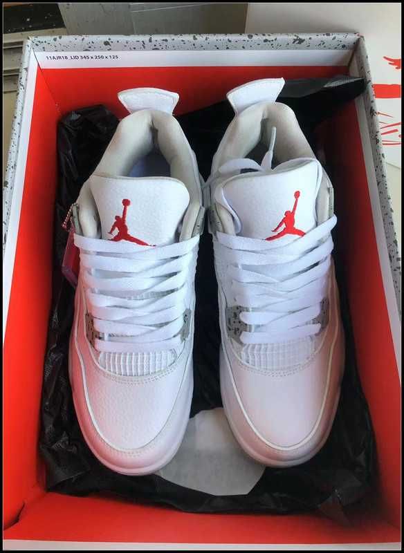 Nike_Air_Jordan_4 |White Oreo|Retro| rozmiar EU.38