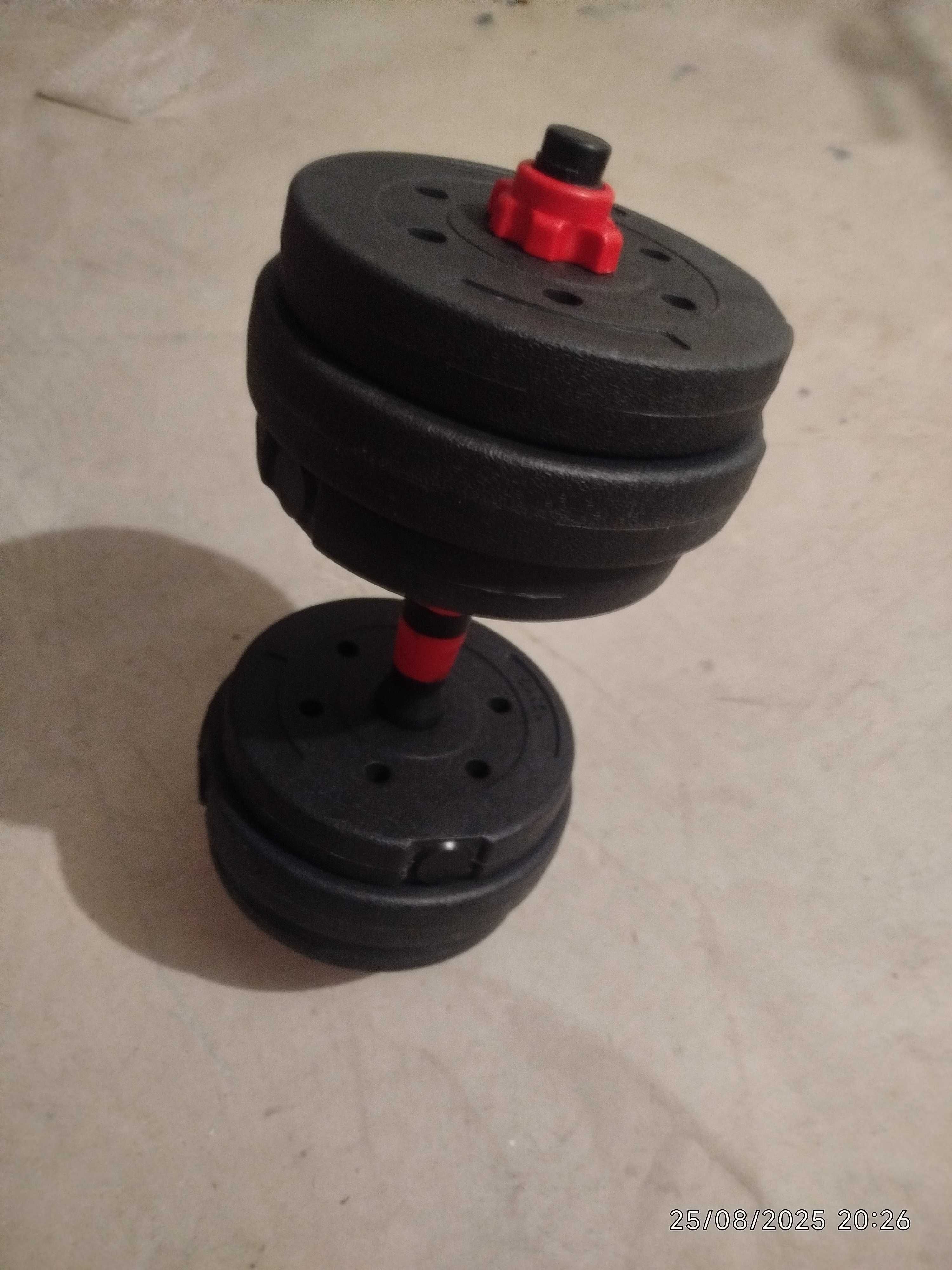 Peso 20 kilos e Luva Box