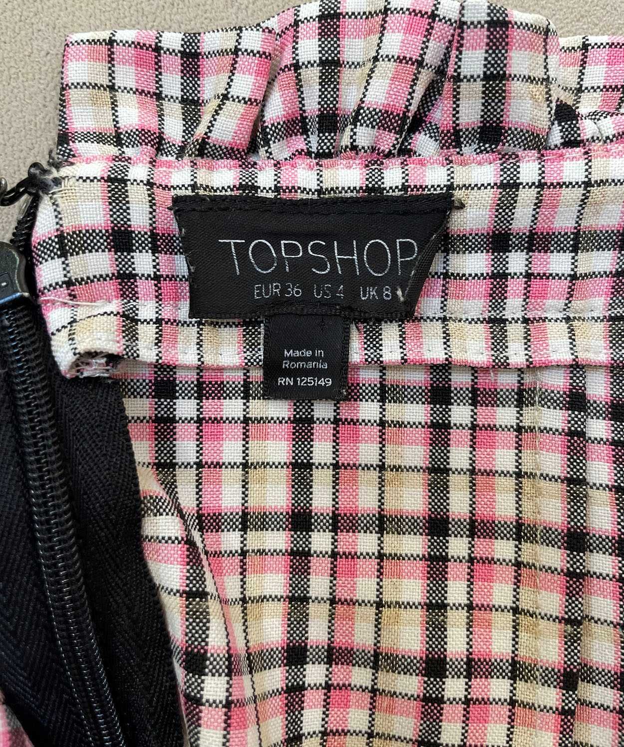 Piękna spódnica Topshop w delikatną kratkę  rozmiar 34/36