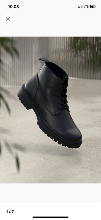 Czarne botki meskie