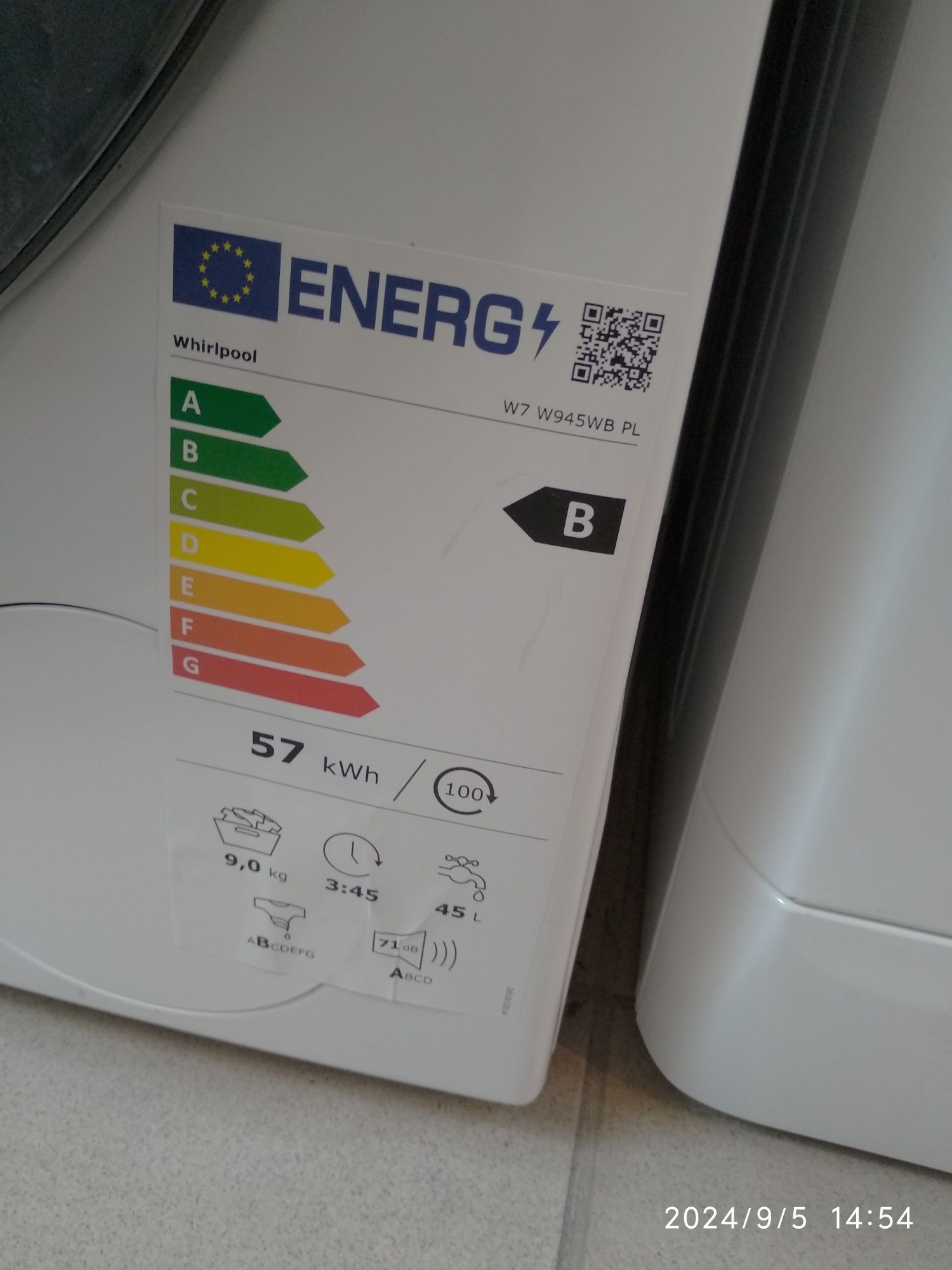 OUTLET Janki ul Wspólna 6 Pralka Whirlpool W7 W945WB PL