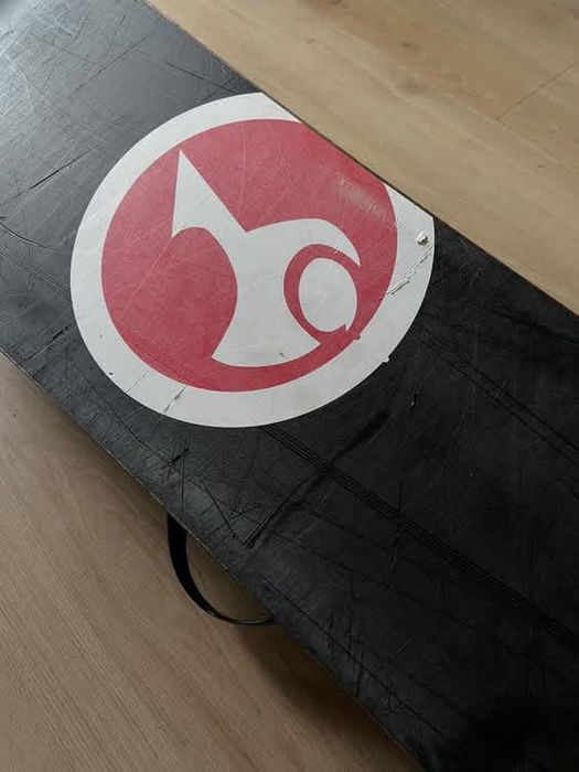 Snowboard F2 z wiązaniami – Made in Germany, dobry stan