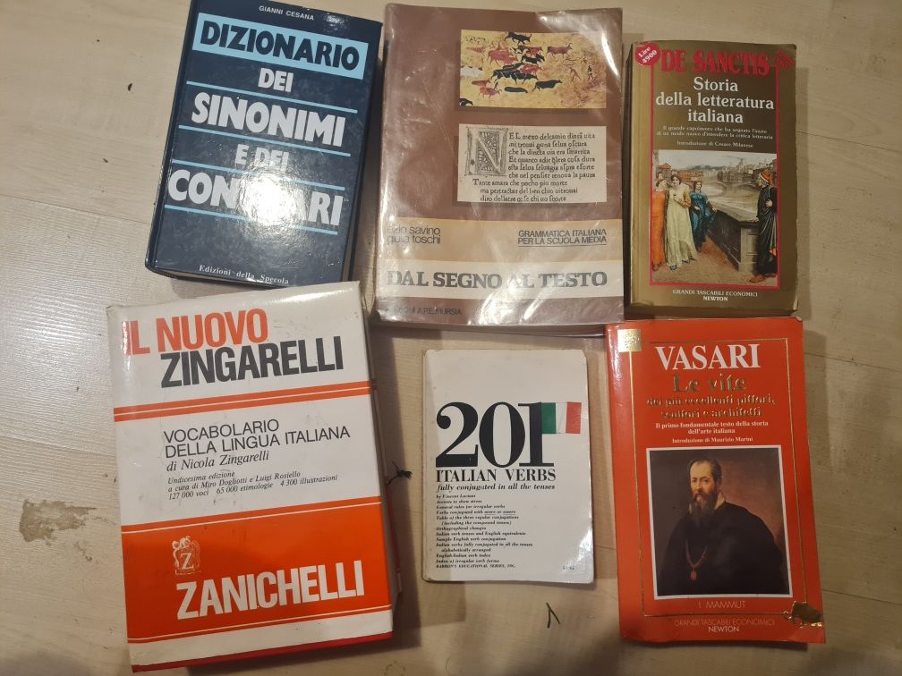 Książki italiano włoski słowniki i inne całość zongarelli zanichelli