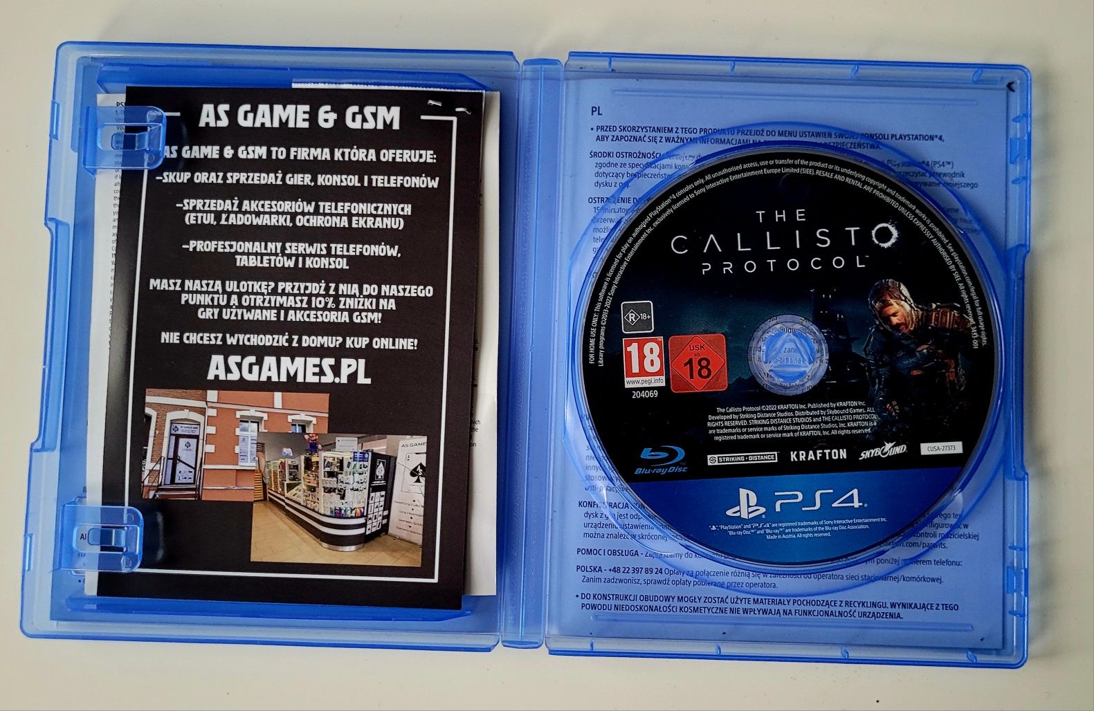 Callisto Protocol PS4 Playstation 4