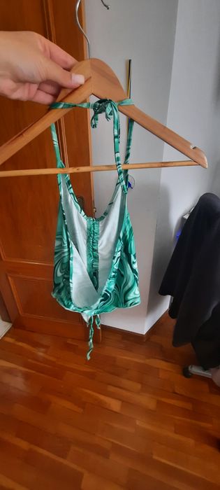 top verde, como novo